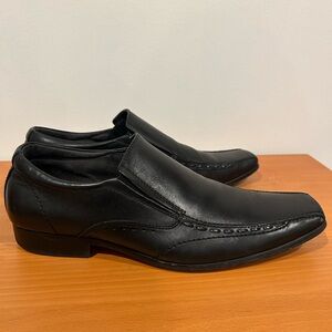 Steve Madden Classic Black Leather Men's Loafers